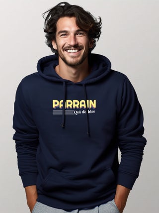 Hoodie Homme - PARRAIN QUI DÉCHIRE 3