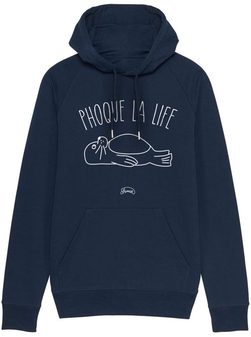 Hoodie Homme - PHOQUE LA LIFE - Kiabi