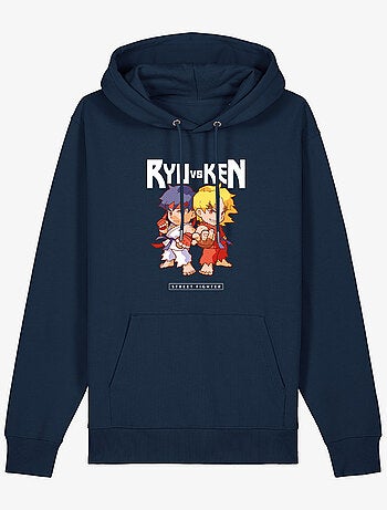 Hoodie homme - ryu vs ken street fighter