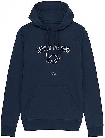 Hoodie Homme - SATURNE PAS ROND