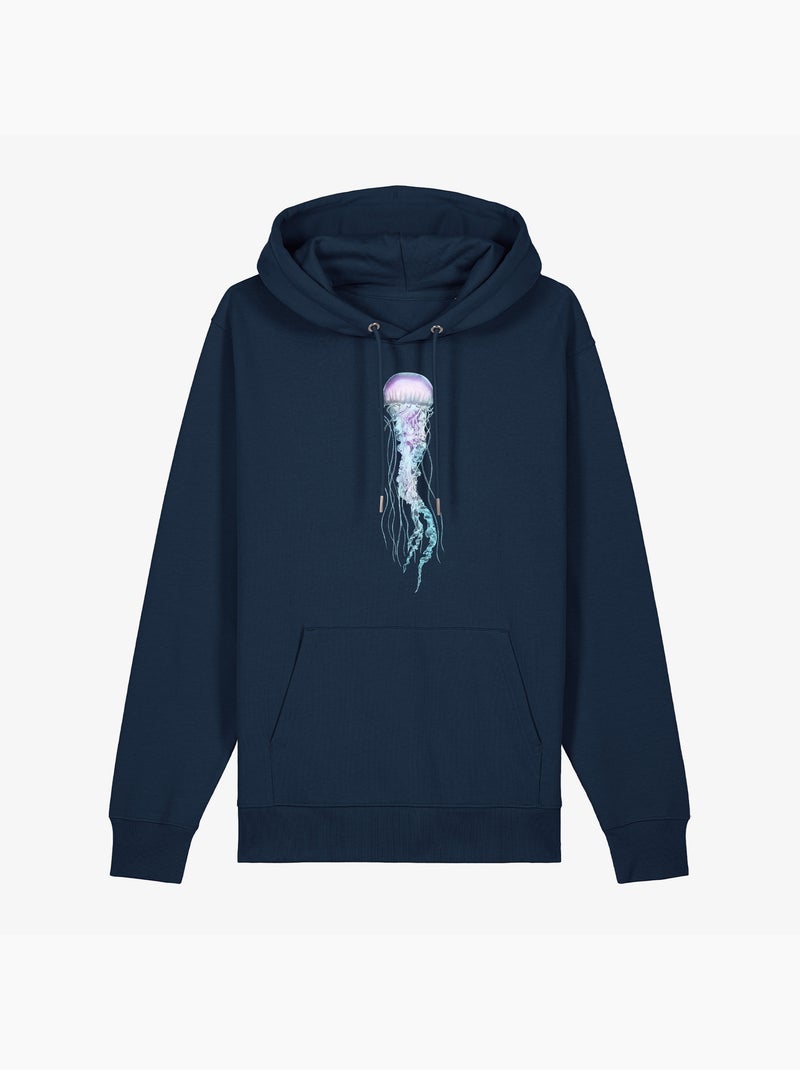 Hoodie Homme - SPACE JELLY Bleu marine - Kiabi