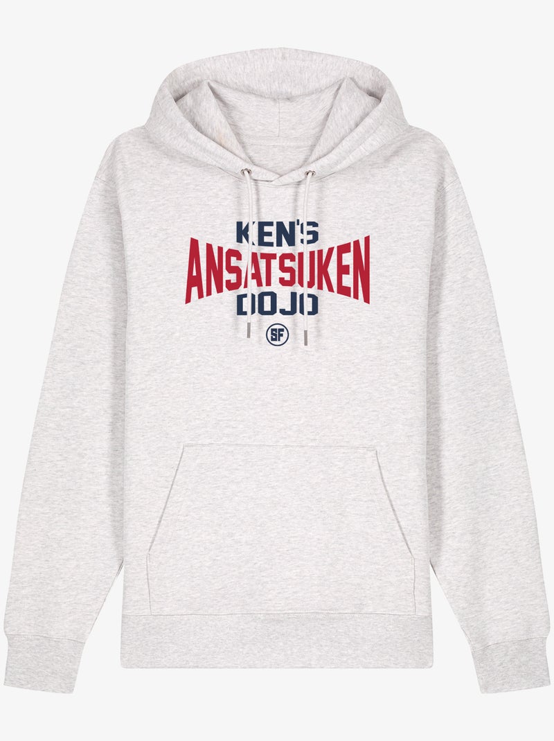 Hoodie Homme - STREET FIGHTER KEN'S ANSATSUKEN DOJO Blanc - Kiabi