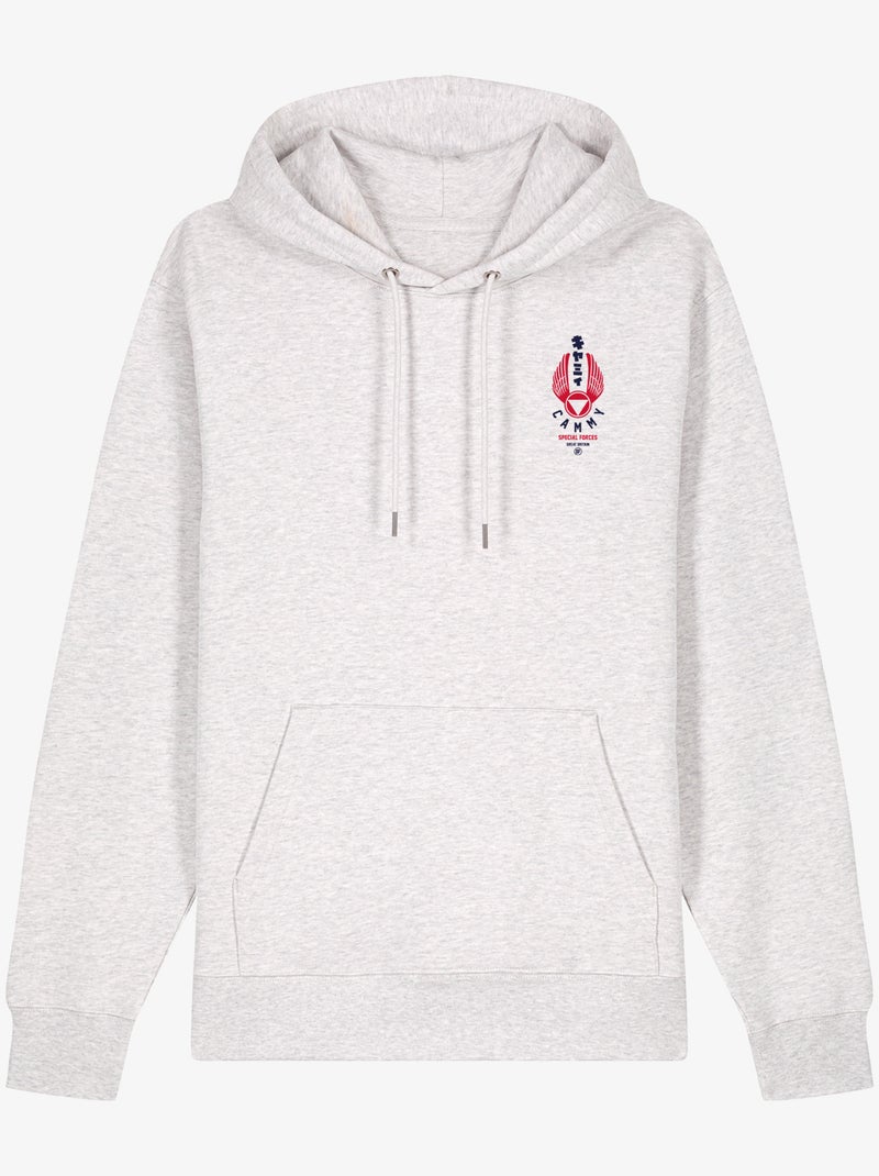 Hoodie Homme - STREET FIGHTER SPECIAL FORCES CŒUR Blanc - Kiabi