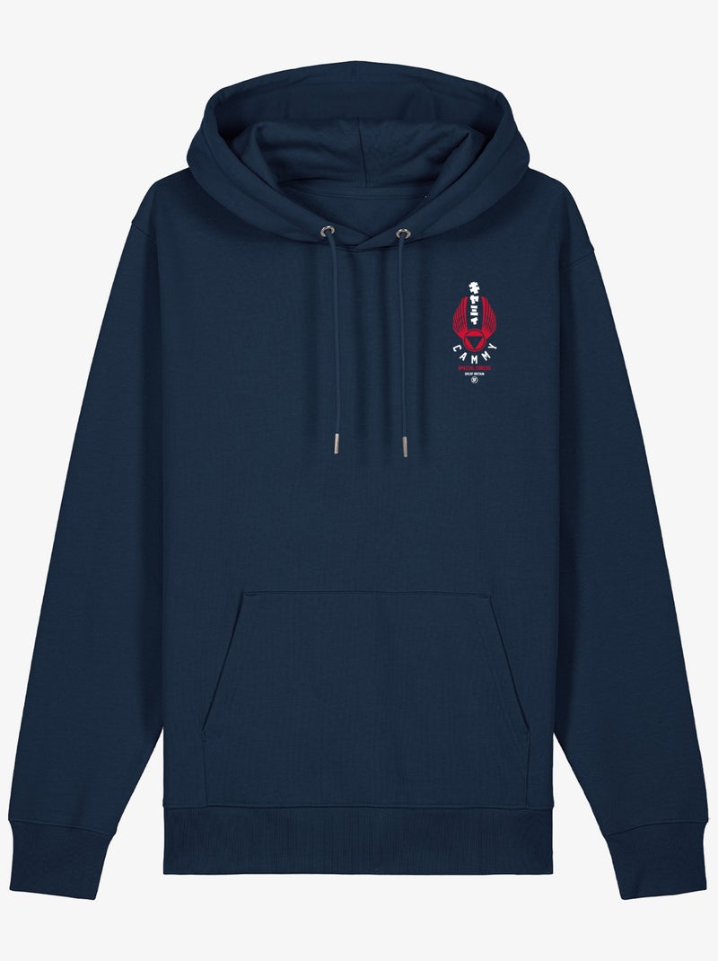 Hoodie Homme - STREET FIGHTER SPECIAL FORCES CŒUR Bleu marine - Kiabi