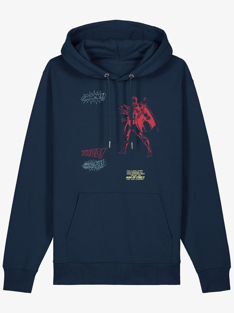 Hoodie Homme - SUPERMAN 3 Bleu marine - Kiabi