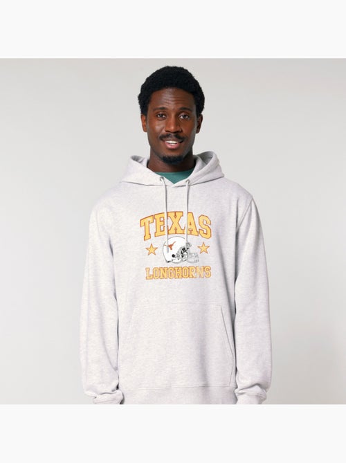 Hoodie Homme - TEXAS LONGHORNS YELLOW - Kiabi
