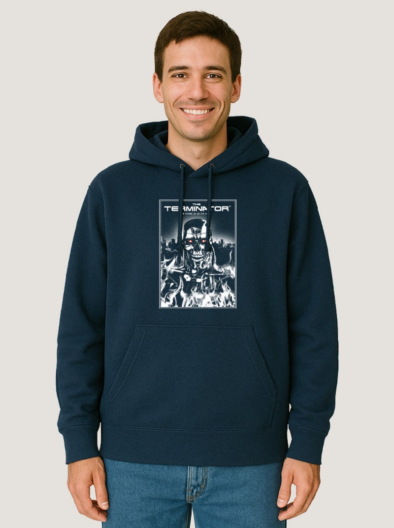 Hoodie Homme - THE TERMINATOR 3 Bleu marine - Kiabi
