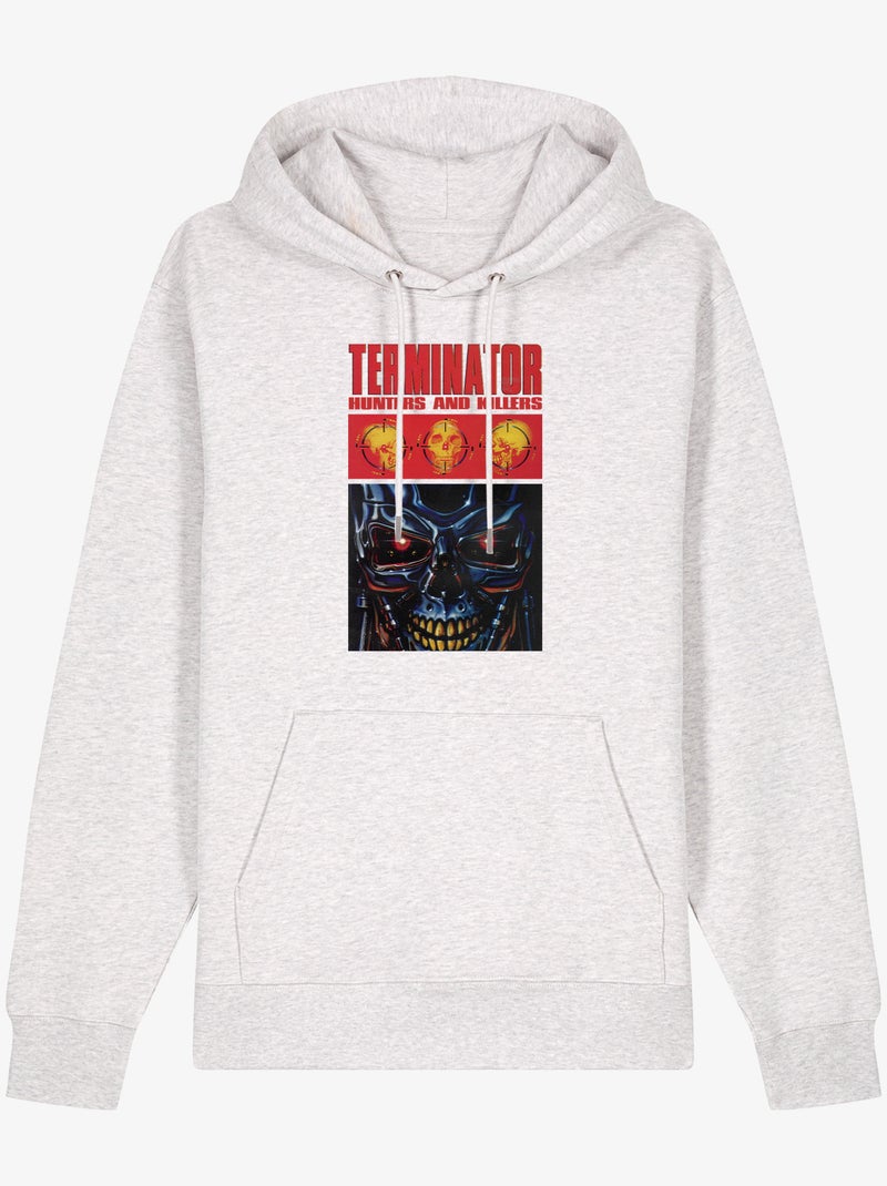 Hoodie Homme - THE TERMINATOR HUNTERS AND KILLERS Blanc - Kiabi