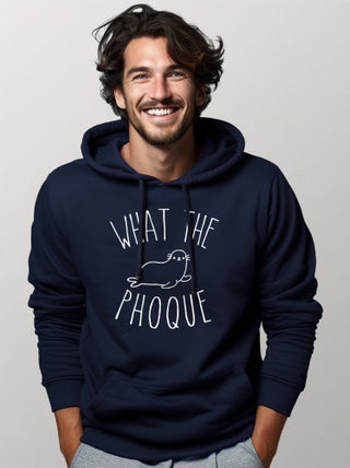 Hoodie Homme - WHAT THE PHOQUE