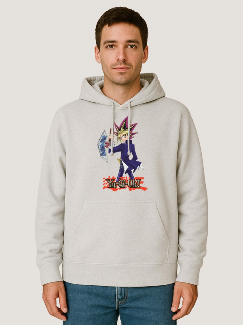 Hoodie Homme - YU GI OH 1 Blanc - Kiabi
