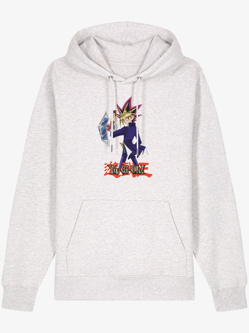 Hoodie Homme - YU GI OH 1 Blanc - Kiabi