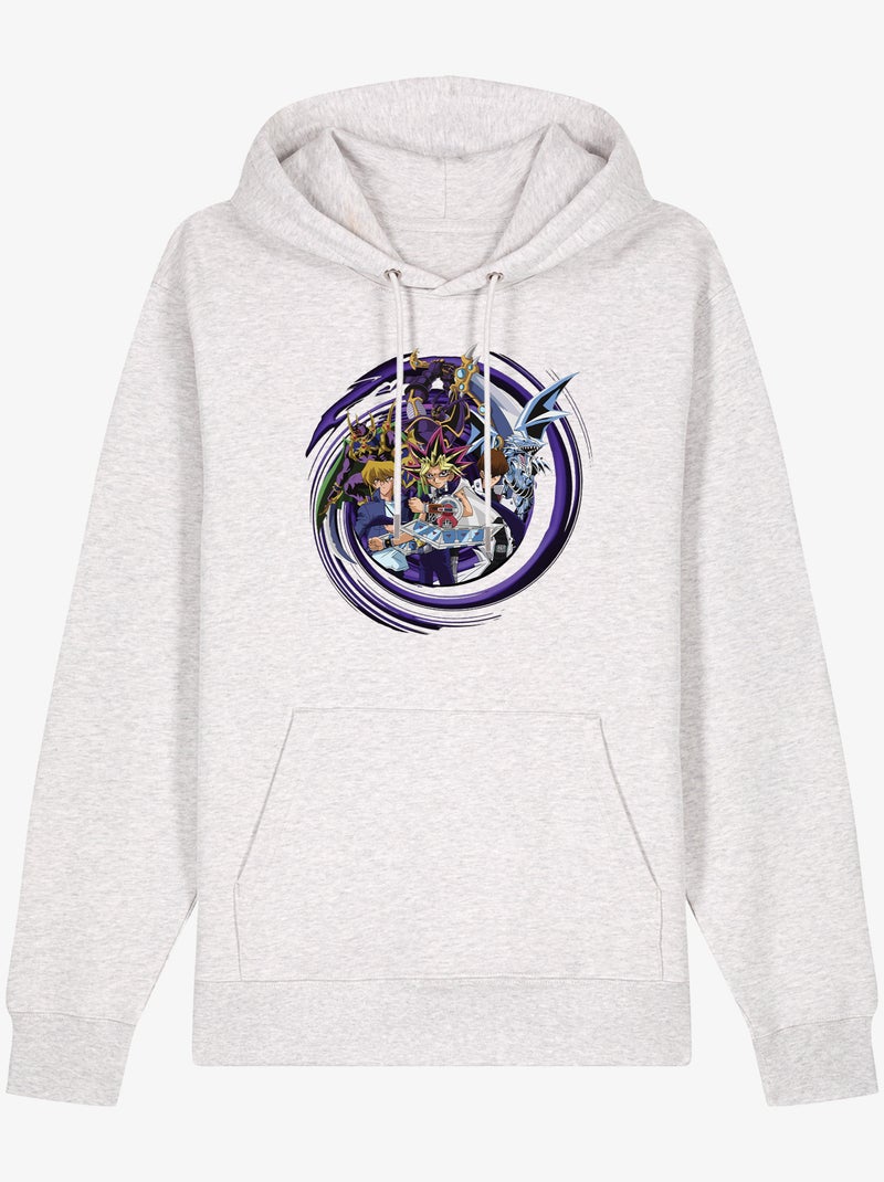 Hoodie Homme - YU GI OH 3 Blanc - Kiabi