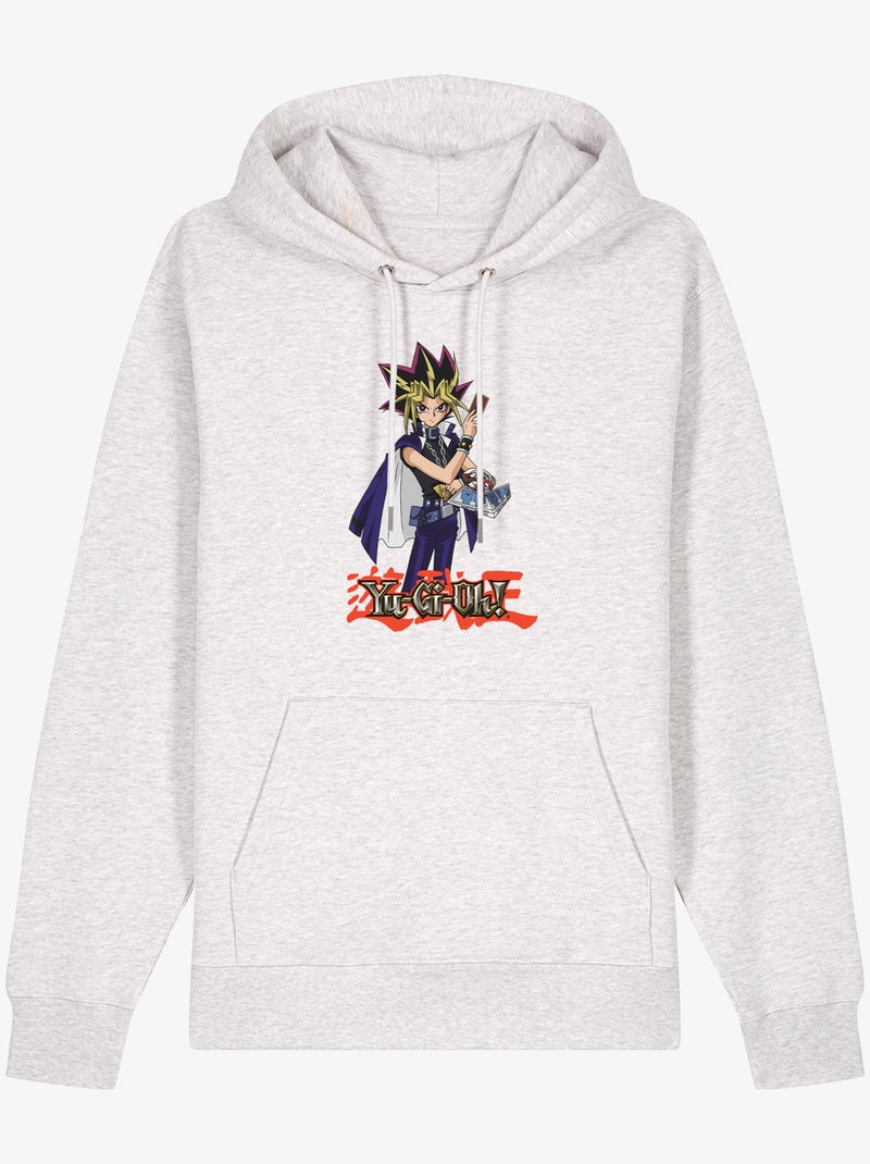 Hoodie Homme - YU GI OH 4 Blanc - Kiabi