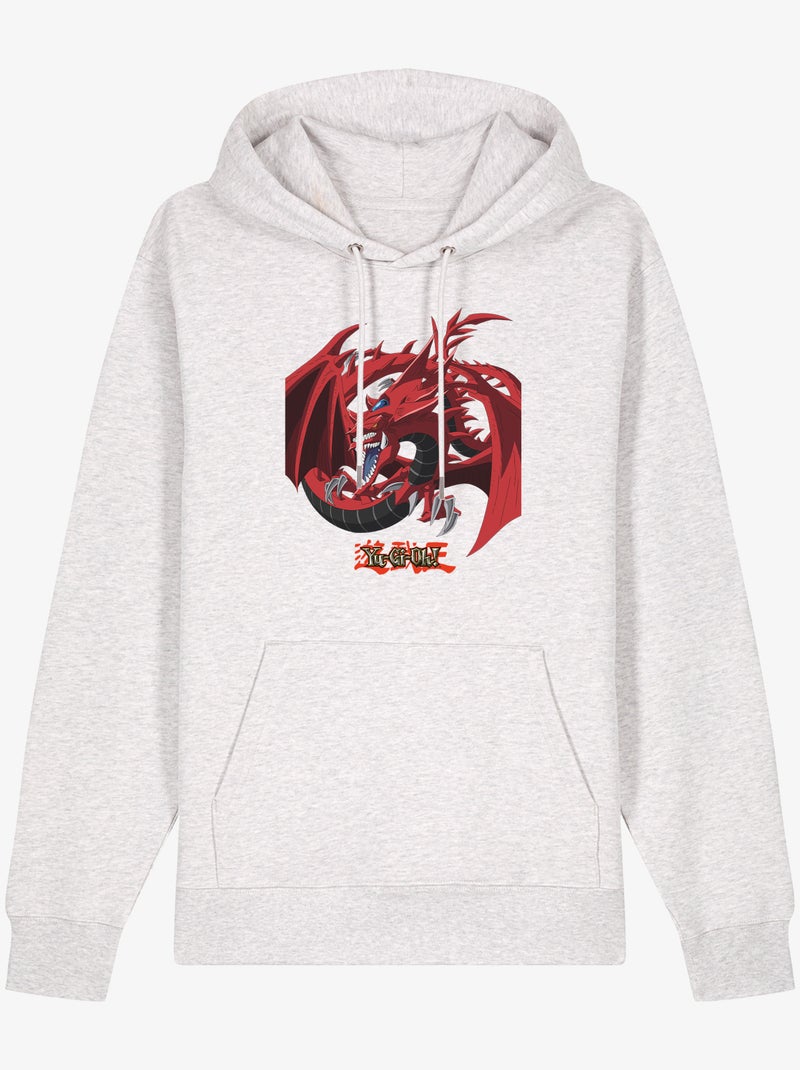 Hoodie Homme - YU GI OH 5 Blanc - Kiabi