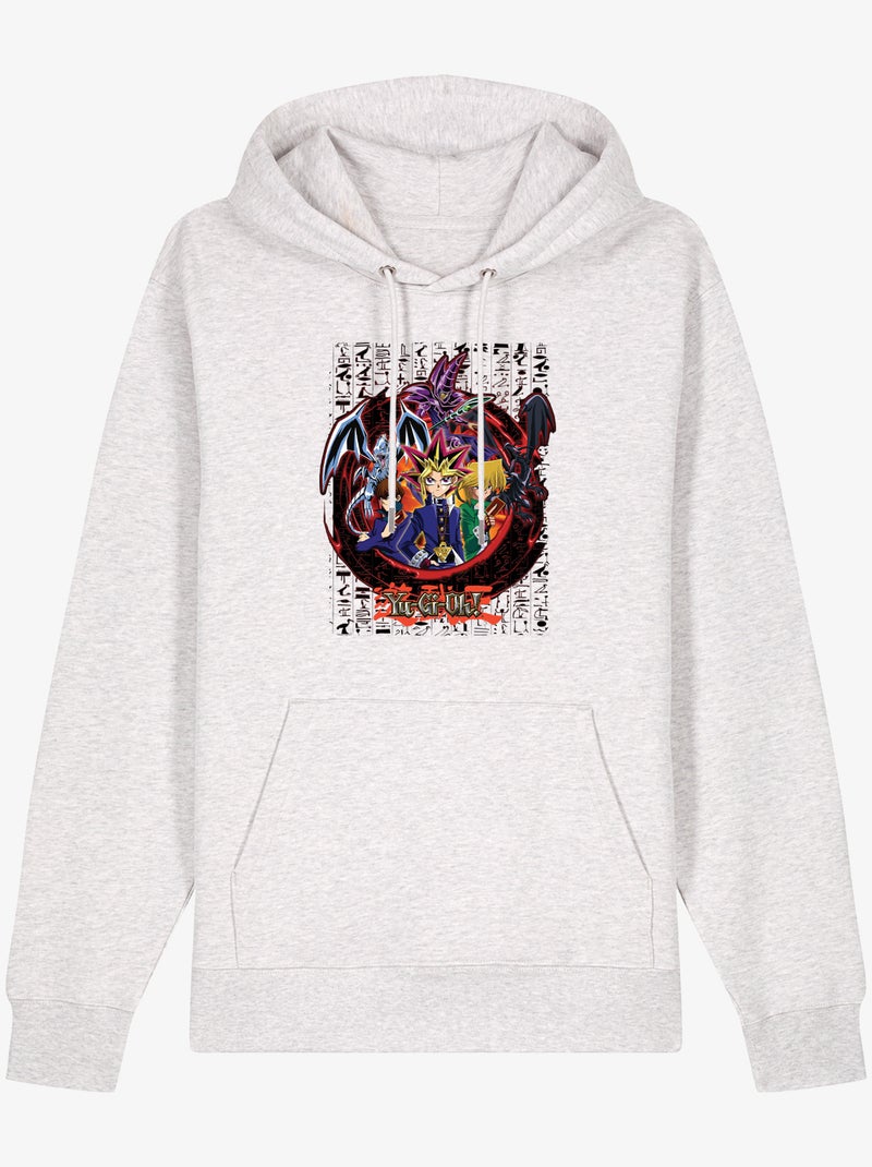 Hoodie Homme - YU GI OH 7 Blanc - Kiabi