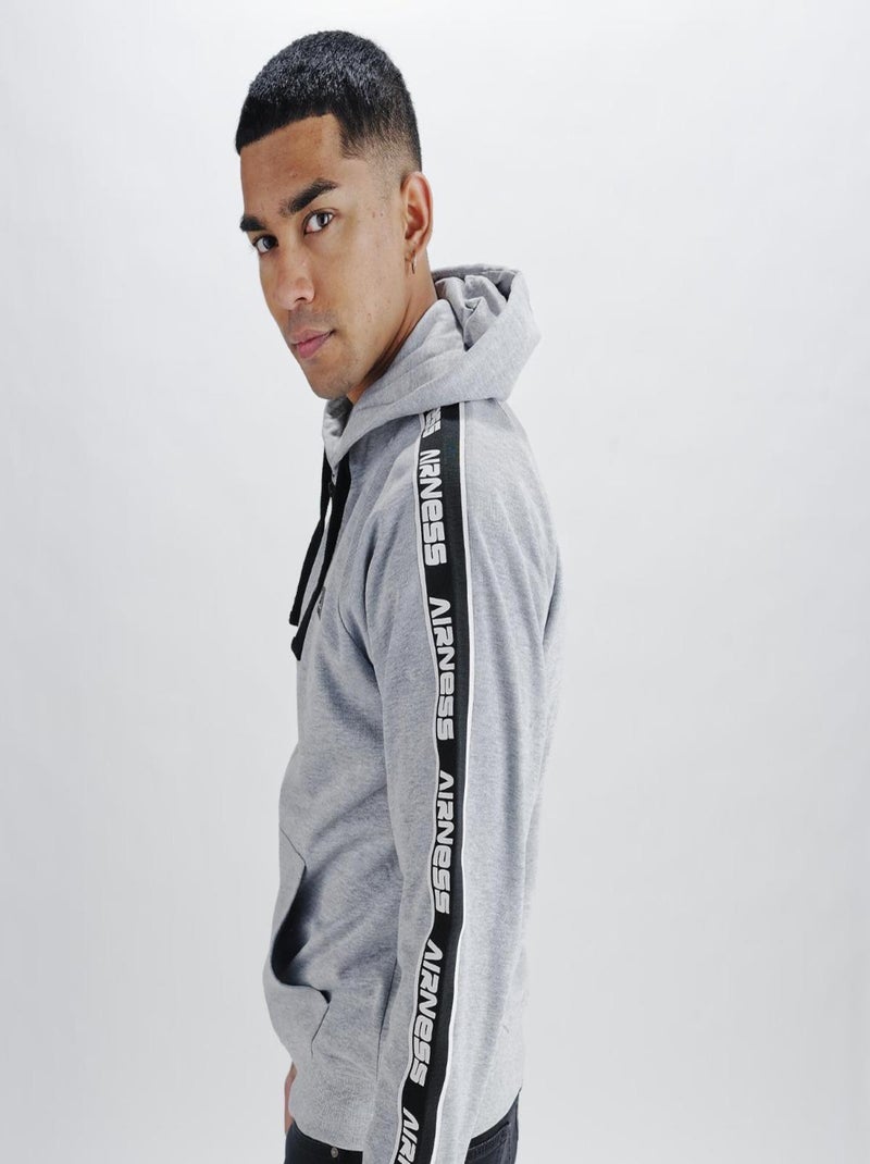 HOODIE ZIPPE NERVE Airness Gris - Kiabi