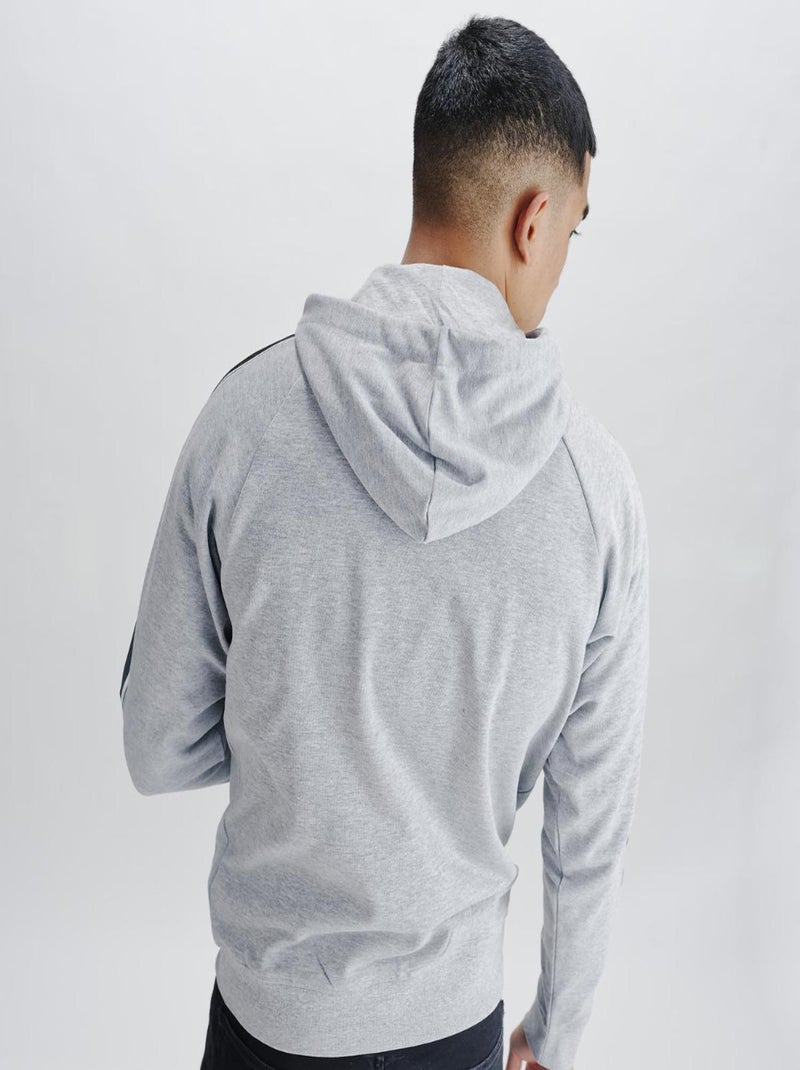 HOODIE ZIPPE NERVE Airness Gris - Kiabi