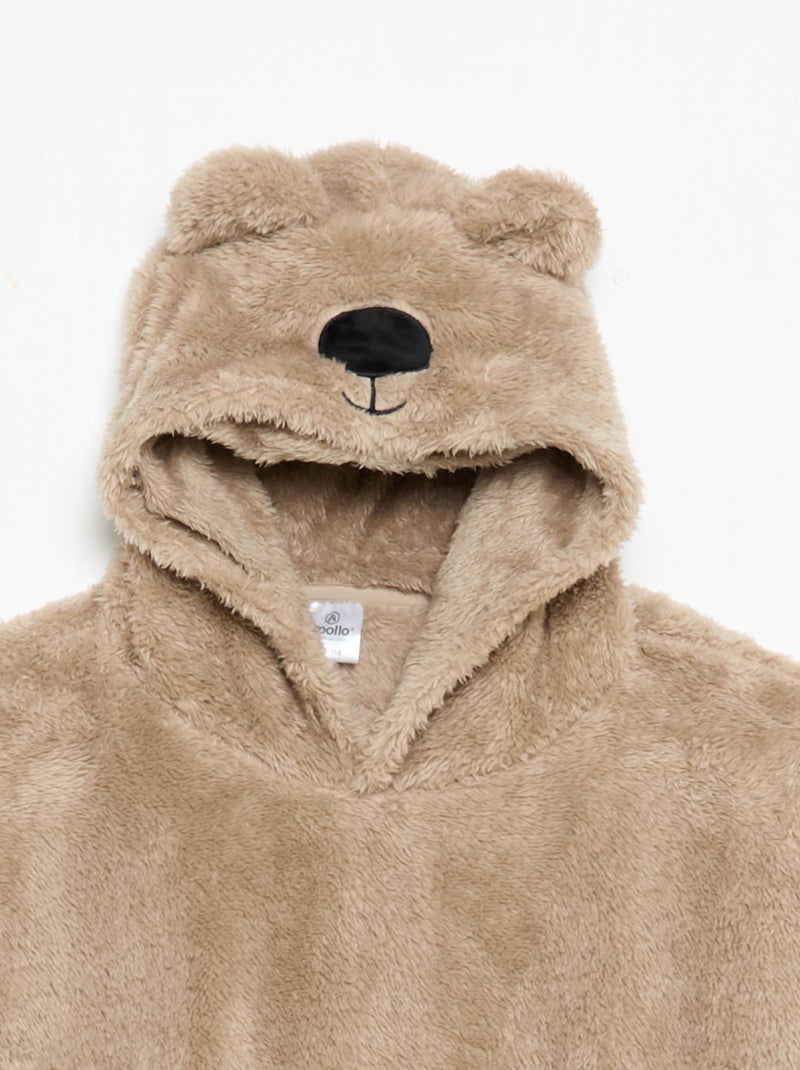 Hoodies en maille peluche Beige - Kiabi