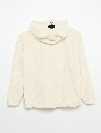 Hoodies en maille peluche