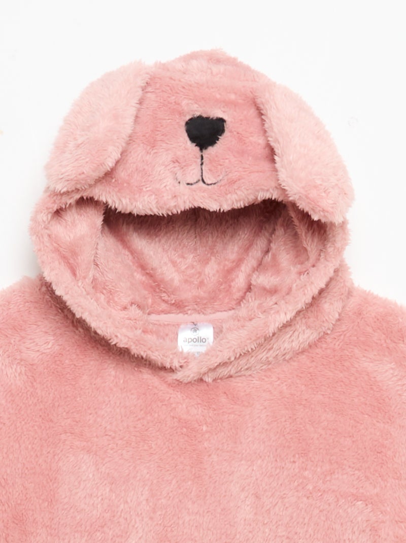 Hoodies en maille peluche Rose - Kiabi