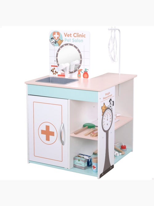 Hôpital de jouets en bois 3 en 1 teamson woomax - Kiabi