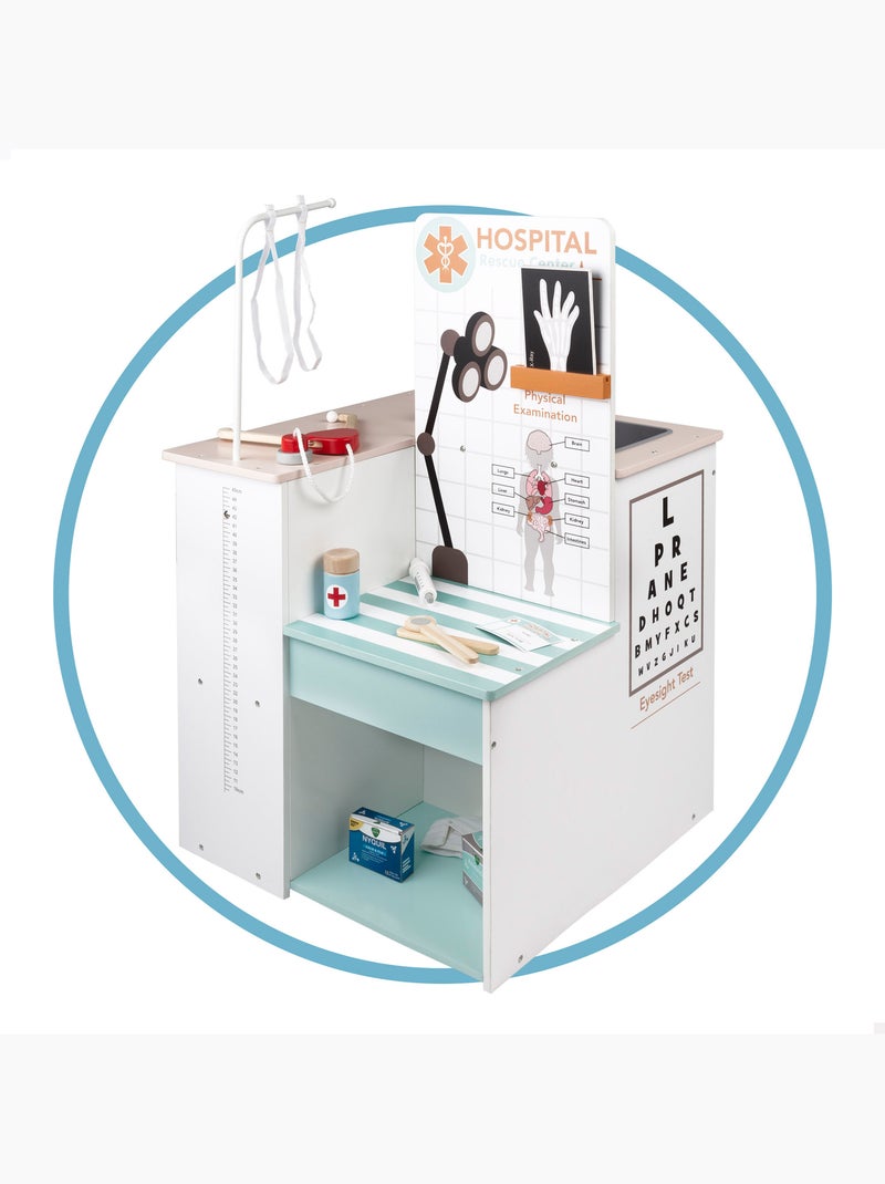Hôpital de jouets en bois 3 en 1 teamson woomax N/A - Kiabi