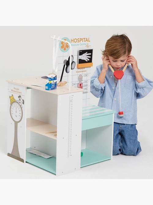 Hôpital de jouets en bois 3 en 1 teamson woomax - Kiabi