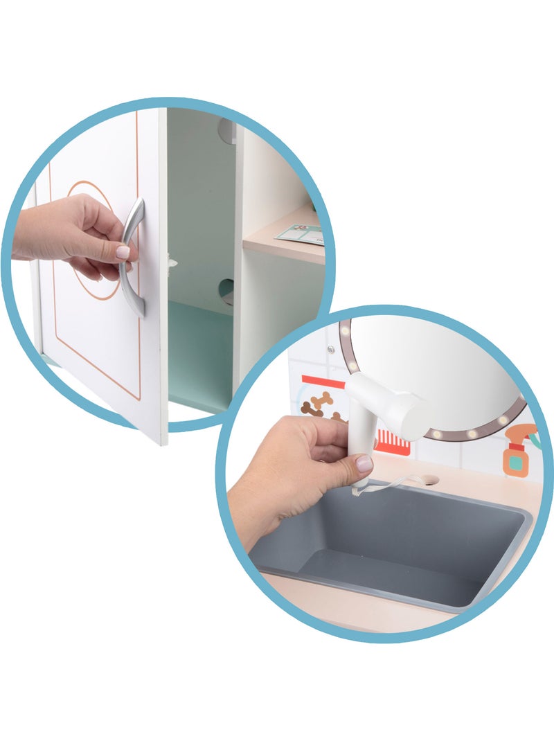 Hôpital de jouets en bois 3 en 1 teamson woomax N/A - Kiabi