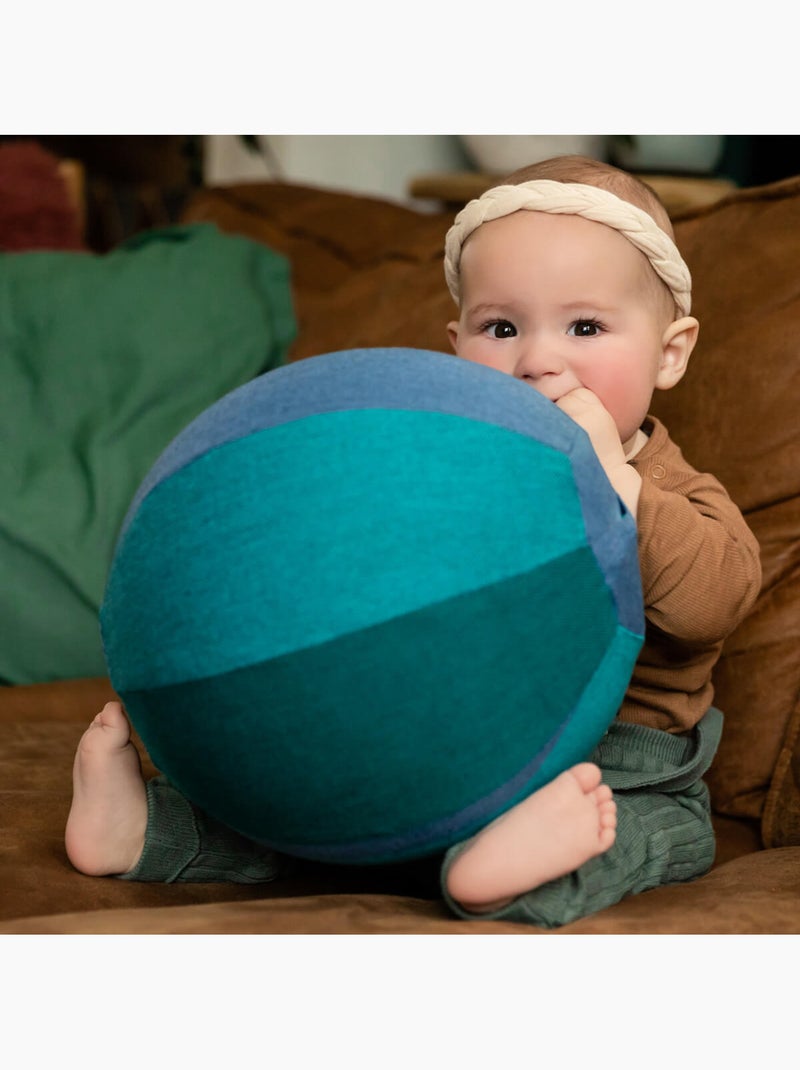 Hoppediz Bal pour enfants Housse de ballon Gris Vert clair - Kiabi