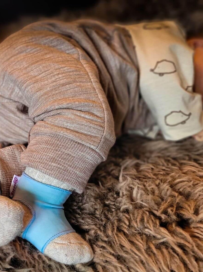 Hoppediz Chaussettes bébé Attache-chaussettes Bleu - Kiabi