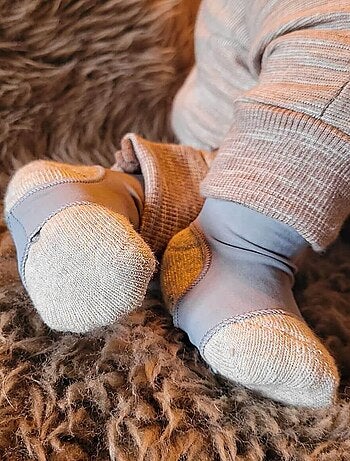 Hoppediz Chaussettes bébé Attache-chaussettes
