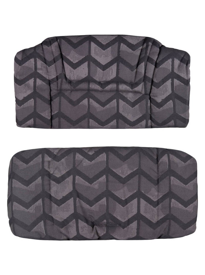Hoppediz Coussin pour chaise enfant Set de coussins de siège pour chaise haute Hauck Alpha Gris Gris - Kiabi
