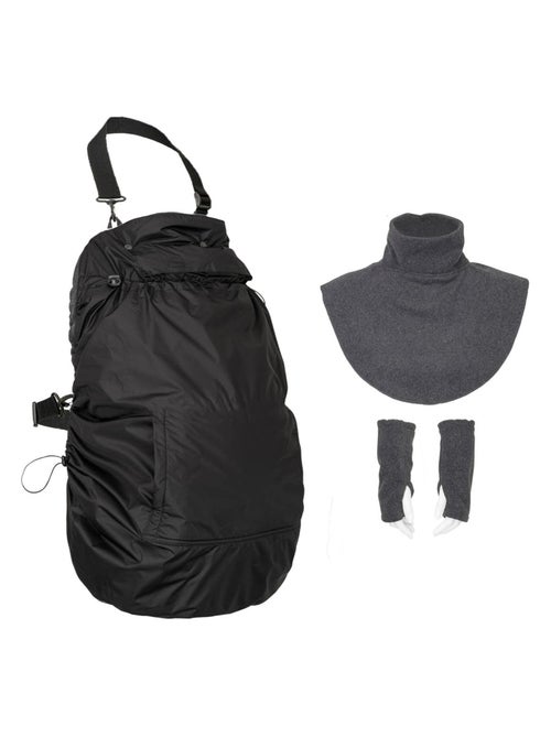 Hoppediz couverture de portage 3-en-1 avec protection pluie, col écharpe et mitaines - Kiabi