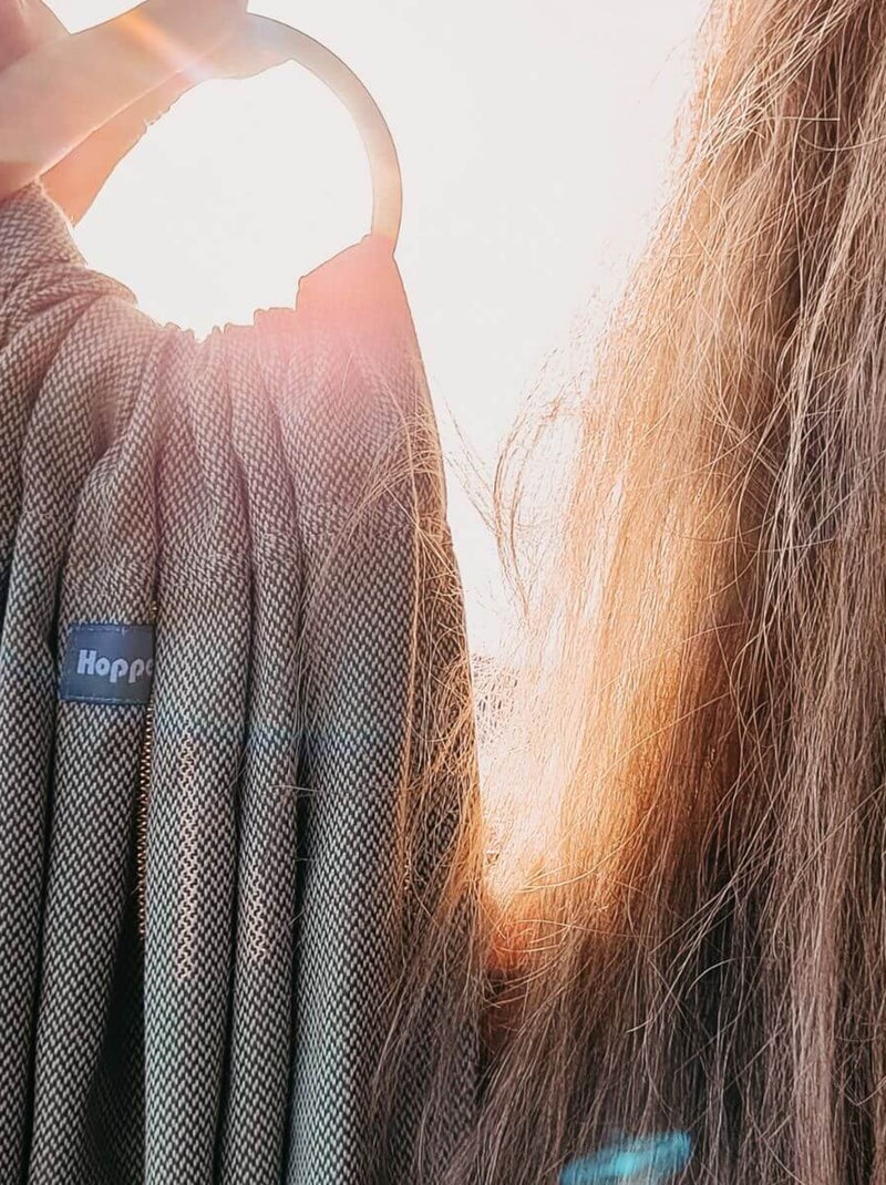 Hoppediz Écharpe de portage Ring-Sling (bio) Vert clair - Kiabi