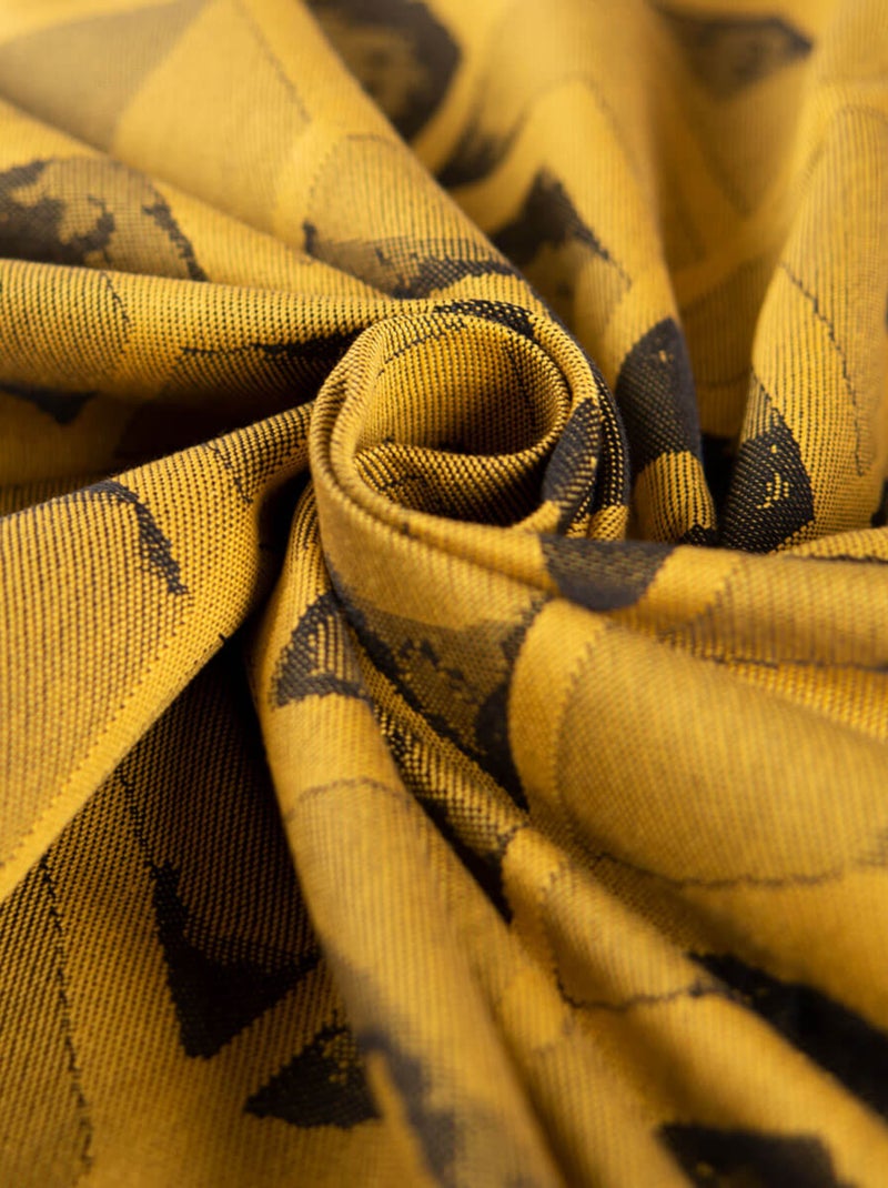 Hoppediz Écharpe de portage tissée bio Jaune - Kiabi