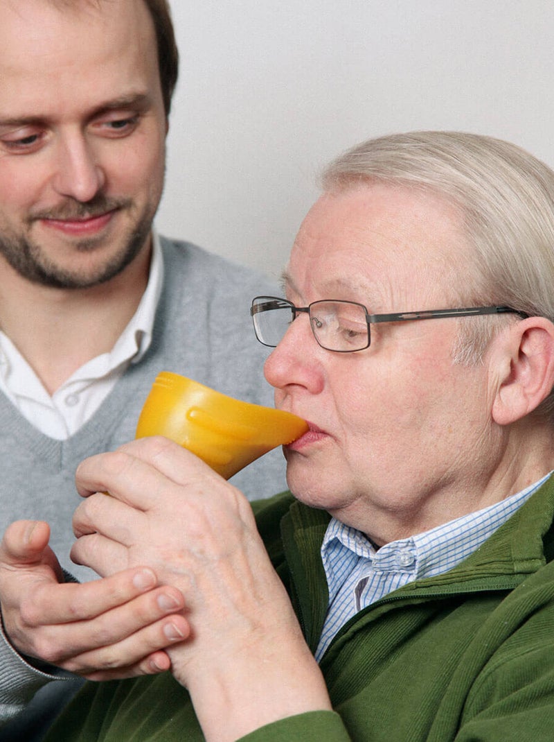 Hoppediz Gobelet d'apprentissage CamoCup Édition Marbre Rose pastel - Kiabi