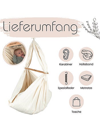 Hoppediz hamac bébé à ressort hamac bébé à ressort – set complet
