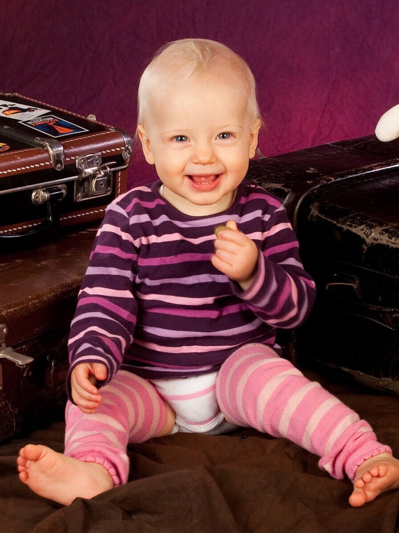 Hoppediz Jambières pour bébé en mérinos Bleu marine - Kiabi