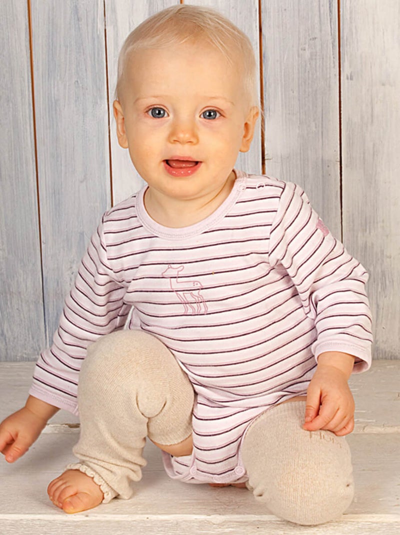 Hoppediz Jambières pour bébé en mérinos Gris - Kiabi