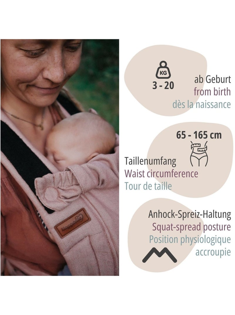 Hoppediz Porte-bébé Bondolino b.pure Beige/Blanc - Kiabi