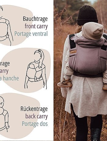 Hoppediz Porte-bébé Bondolino b.pure