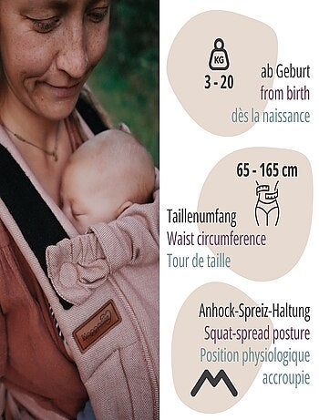 Hoppediz Porte-bébé Bondolino b.pure