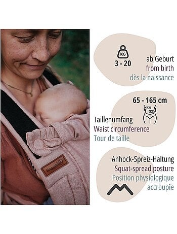 Hoppediz Porte-bébé Bondolino b.pure