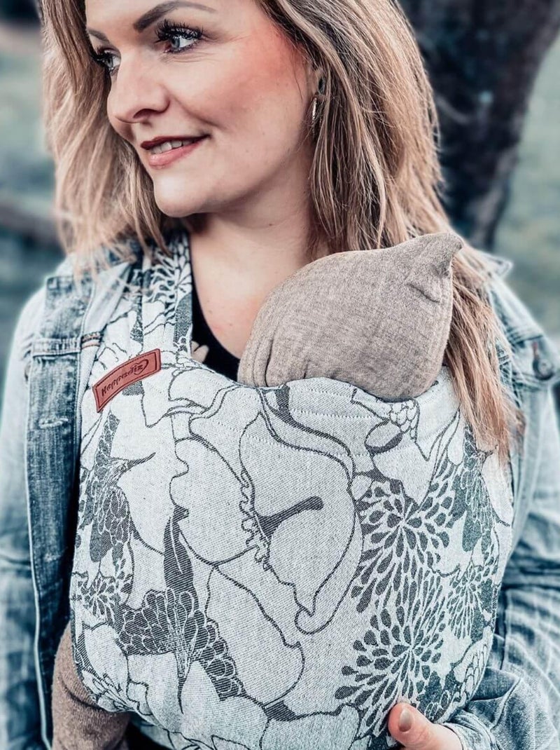 Hoppediz Porte-bébé Hop-Tye Advanced Gris clair - Kiabi