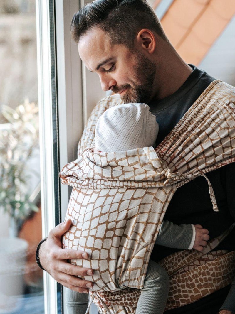 Hoppediz Porte-bébé Hop-Tye Advanced Marron clair - Kiabi