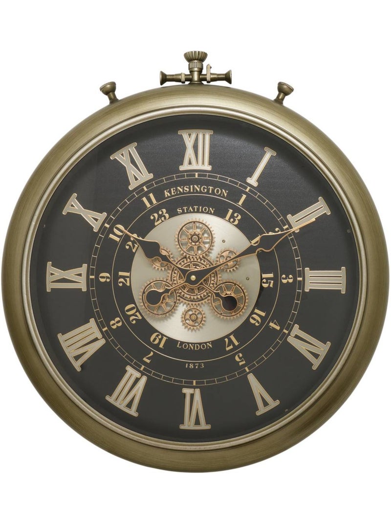 Horloge à gousset en acier inoxydable FRAN Noir - Kiabi
