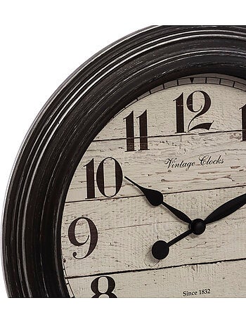 Horloge à moulures vintage ELYSSA