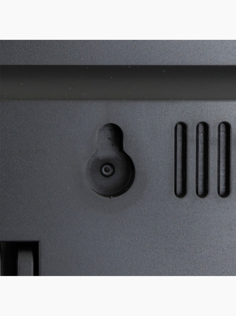 Horloge à poser avec réveil température humidité GARRETT Noir - Kiabi