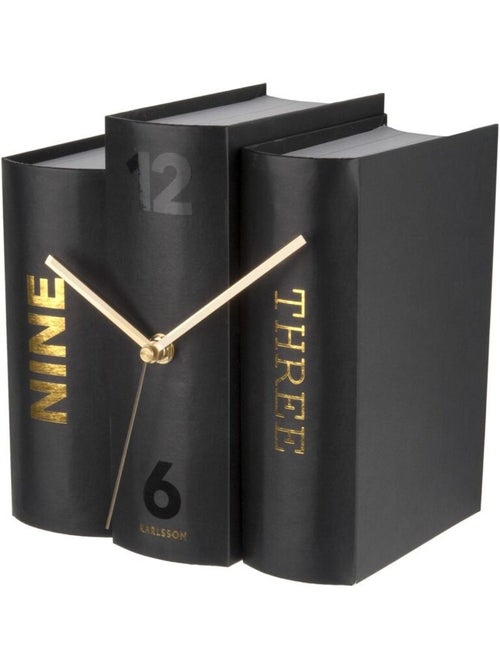 Horloge à poser design original effet livres BOOKS - Kiabi Horloge à poser design original effet livres BOOKS - Kiabi
