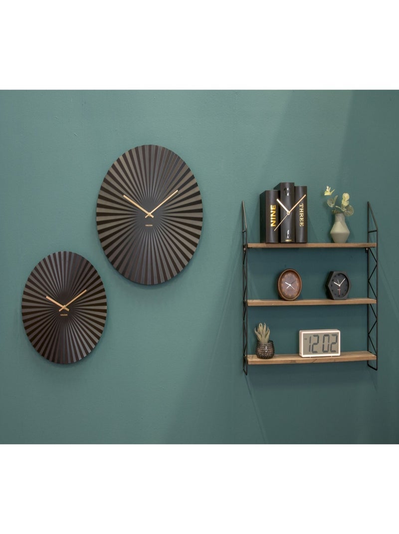 Horloge à poser design original effet livres BOOKS Noir - Kiabi
